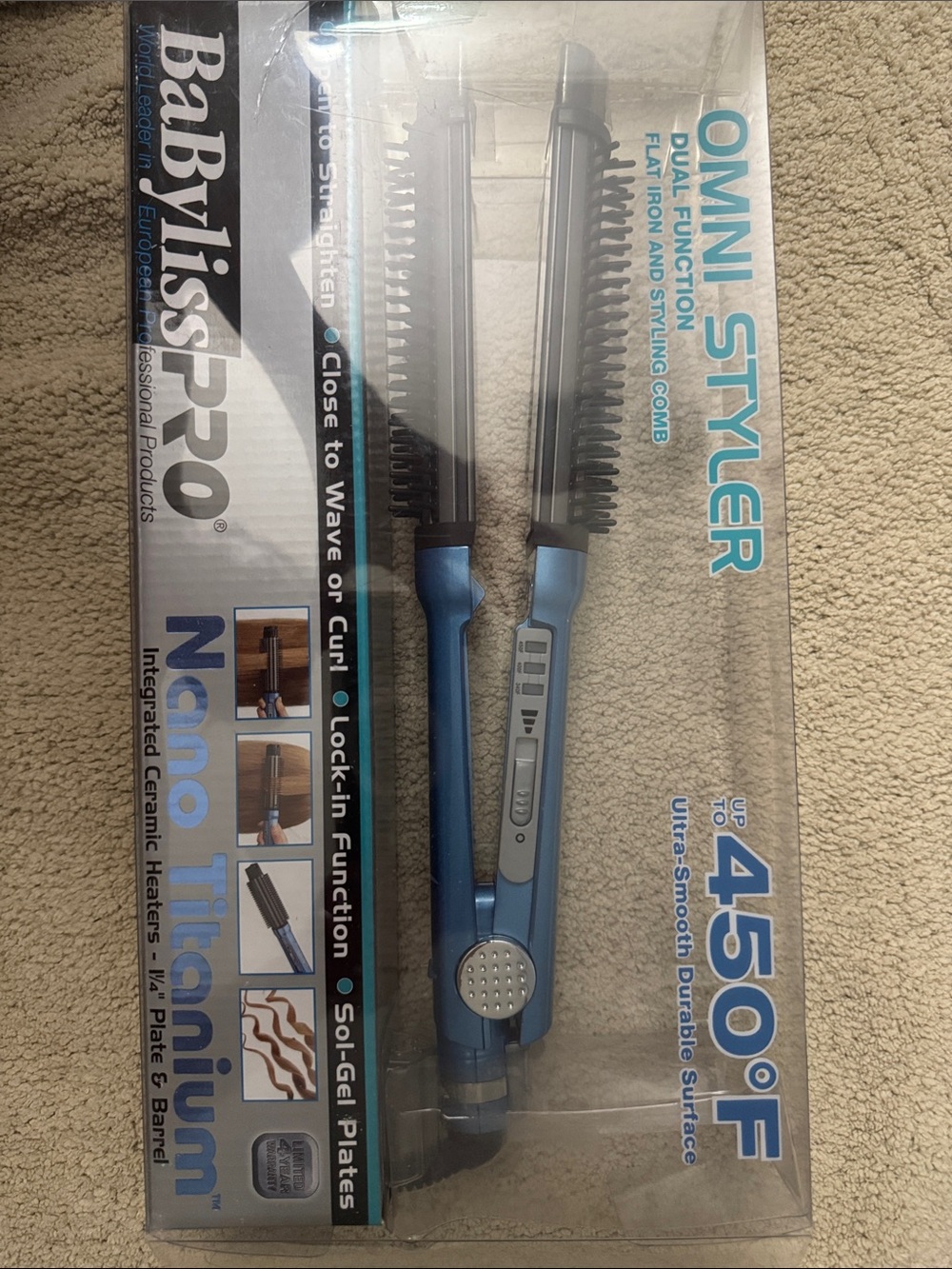 BaByliss Omni Styler Dual-Function Styling Tool - Blue DISCONTINUED!!